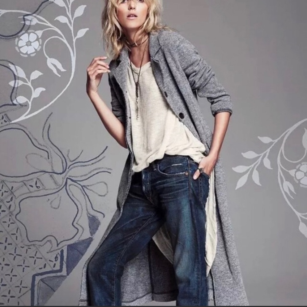 Free People sweater coat